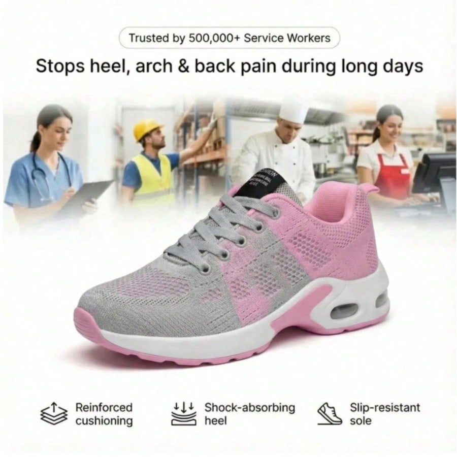 Arch Support Wide Toe Box Anti - Women'S Shoes For Standing All Day reseña y precio