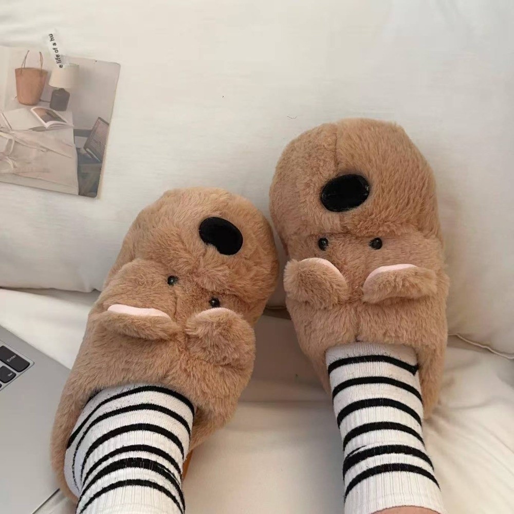 Fluffy Winter Puppy Plush Slip - Fluffy Fur Slipper reseña y precio