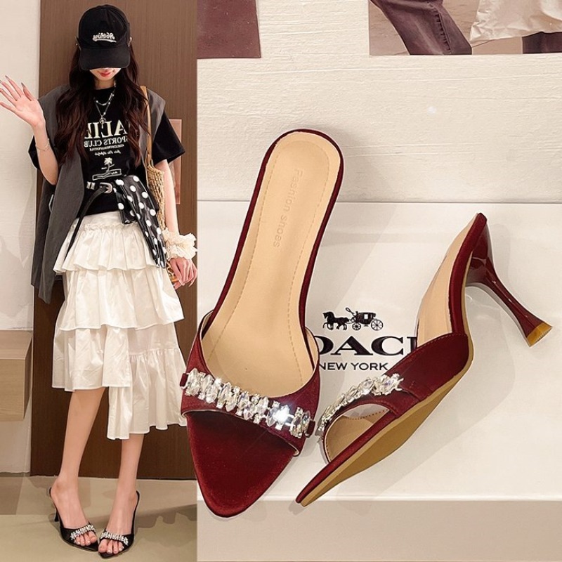 Designer Women Shining Crystal - Women'S Shoes Size 40 In Us reseña y precio