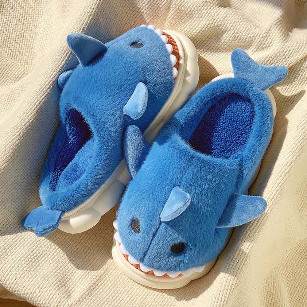 Cloudy Sharks Slipper Shark Sl - Fluffy Fur Slipper reseña y precio