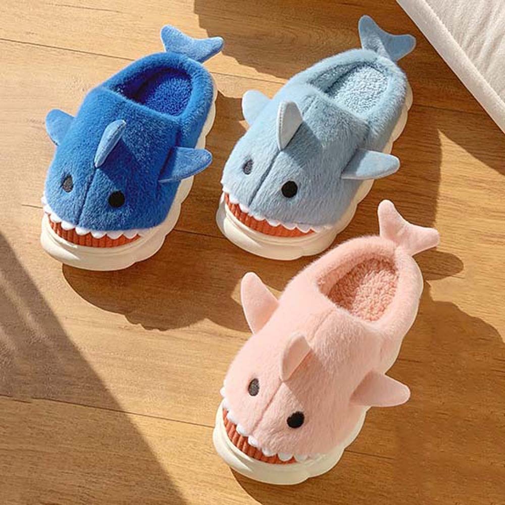 Cloudy Sharks Slipper Shark Sl - Fluffy Fur Slipper reseña y precio